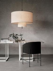 Lámpara Colgante Redonda de Cristal Dorado, E26 LED 3500K, Luz Blanca Cálida Suave, Pantalla de Tambor, Altura Ajustable, Diseño para Montar en Sala de Estar - Product Image 6