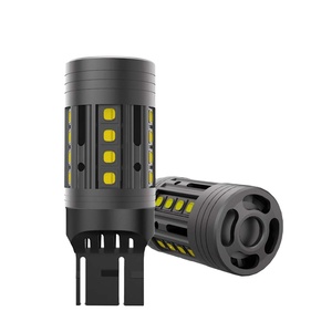 Clignotant 28W 12V S4 pour ventilateur de refroidissement de voiture 20SMD sans Hyperflash 1156 1157 3156 3157 7440 7443 Canbus LED feu de freinage - Product Image 1