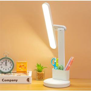 Lampe de table à intensité réglable, rechargeable, intelligente, avec variateur tactile LED, lampe de chevet pour l'étude et les étudiants - Product Image 6