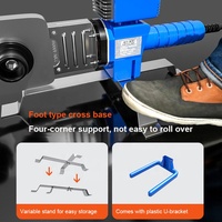 Nouvelle machine de soudage thermofusible portable sans fil à batterie rechargeable pour tuyaux en plastique PPR