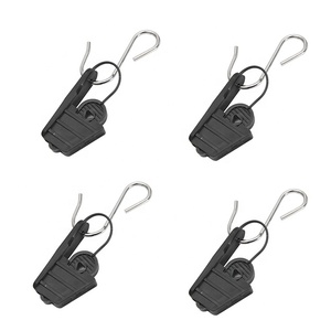 Pince de <span class=keywords><strong>fixation</strong></span> de câble ronde en nylon PA66 et acier au carbone pour ancrage de câble - Product Image 1