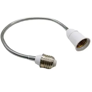 Light accessories e14 e27 extension vintage bulb holder Aluminum Extension Twist e27 gu10 adapter converter base holder socket