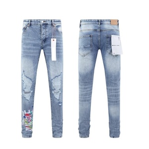 PUR Jeans <span class=keywords><strong>Skinny</strong></span> abbigliamento <span class=keywords><strong>uomo</strong></span> <span class=keywords><strong>pantaloni</strong></span> Y2k asted di alta qualità nuovo Designer Jeans <span class=keywords><strong>pantaloni</strong></span> 1.1 - Product Image 1