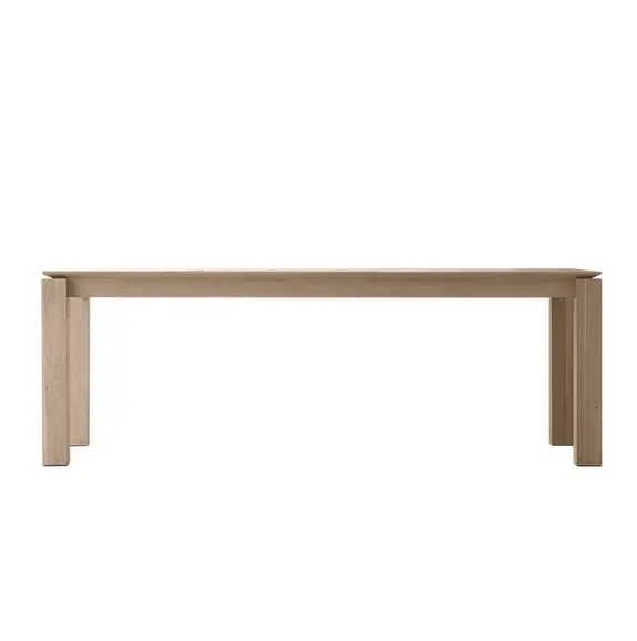 Nordic modern simple style home stay restaurant ash wood dining table