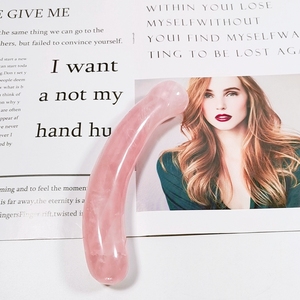 セックスツール用マッサージワンドローズクォーツHYビューティーローズクォーツGワンド - Product Image 6