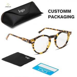 Phong Cách Cũ rùa vàng Acetate quang khung chất lượng cao vòng đọc theo toa kính khung - Product Image 6