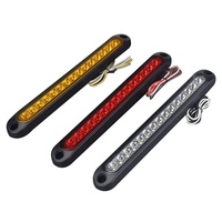 HST-20402 12V 24V 10 "15 LED étanche remorque camion clignotant 3ème Stop feu stop camion lampe barre feu arrière LED barre de bande