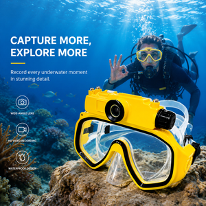 Cámara de Buceo 2K 1080P con Máscara y Snorkel, Set de Video en Acción Manos Libres, Venta al Por Mayor - Product Image 4