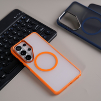 Coque de téléphone magnétique antichoc en PC JOYPORODO B350 pour Samsung S23 S24 S25 S26 Ultra, Coque mate professionnelle pour iPhone