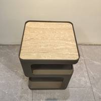 Table d'appoint en marbre naturel, table basse