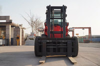 Chariot élévateur à fourche diesel à chargement latéral de 3 tonnes, 6 tonnes, 8 tonnes, 10 tonnes, tout-terrain, 4 roues motrices, chargement de marchandises longues, moteur puissant, hauteur de levage de 3000 mm