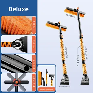 High Quality Portable Snow Shovel Removal Broom Deicing Car Window Windshield Ice Scraper With Brush Snow Shovel Car Snow Remove - Product Image 4