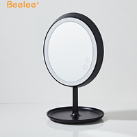 Beelee-Table de vanité pour maquillage intelligent, portable et rechargeable, miroir de maquillage avec lumière