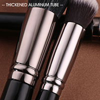 Privates Logo 20 Stück Foundation Make-up Pinsel Set Kit Weiches Pony Ziege Synthetisches Haar für Lidschatten & Wimpern Make-up Pinsel Set