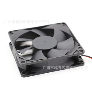 Ventilateur de refroidissement DC Sqgiun 80x80x25mm 12V, ventilateur de châssis industriel pour la dissipation de chaleur des machines - Product Image 2