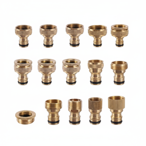 Adaptateur de robinet à connexion rapide en laiton pour jardin M18/M22/24 1/2" 3/4" 1" - Raccords de <span class=keywords><strong>tuyau</strong></span> <span class=keywords><strong>d</strong></span>'<span class=keywords><strong>arrosage</strong></span> pour robinets - Product Image 1