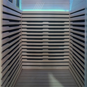 Infrared <strong>Sauna</strong> Dry <strong>Sauna</strong> Room Low EMF <strong>Heater</strong> Indoor <strong>Sauna</strong> With Control Panel For 1 Person