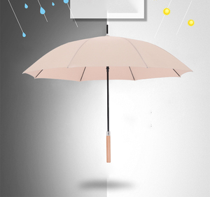 Xương ô dù tự động biểu tượng tùy chỉnh Kinh doanh Quà Tặng Mặt trời mưa mái vòm ô dài xử lý thẳng quá khổ vàng ô dù - Product Image 3