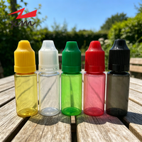 Flacon vide compressible pour huile capillaire 5ml 10ml 15ml 30ml 60ml 100ml 120ml en plastique PET Boston rond avec bouchon à vis