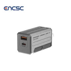 여행용 충전기 PD3.0 QC4.0 벽 충전기 전원 USB C 고속 충전기 산업 맞춤형 디자인 65W 맞춤형 패키지 65W 최대
