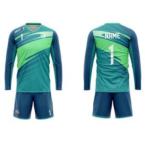 Jersey Tim Sepak Bola Anak Dewasa, Seragam Jersey Tim Sepak Bola Lengan Panjang Oranye Cepat Kering - Product Image 5