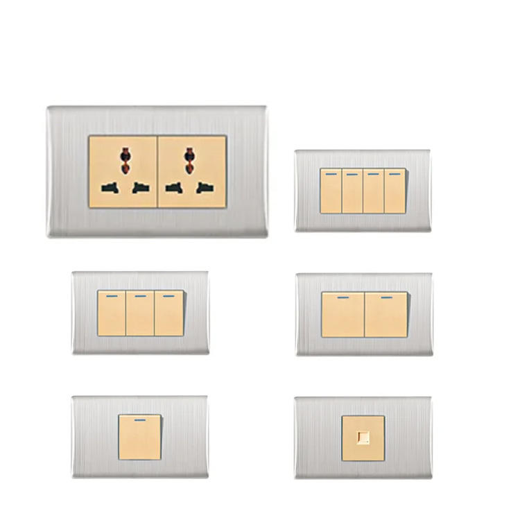America Electric 2 Gang Plug Universal Socket Multiple Socket