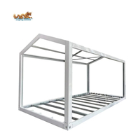 Structure Modulaire Préfabriquée en Acier Galvanisé à Chaud pour Conteneur Plat de 20 pieds – Cadre de Cabine Démontable