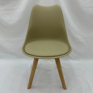 Clássico Estilo Nórdico Indoor/Outdoor Plástico Cadeira De Jantar Cadeira De Jardim De Casa De Polipropileno Com Almofada para Hotéis - Product Image 2