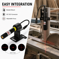 Módulo Láser de Línea Roja Ajustable ZhonNa 635nm, Localizador para Máquinas de Corte de Madera y Piedra, Accesorio de Posicionamiento y Alineación OEM