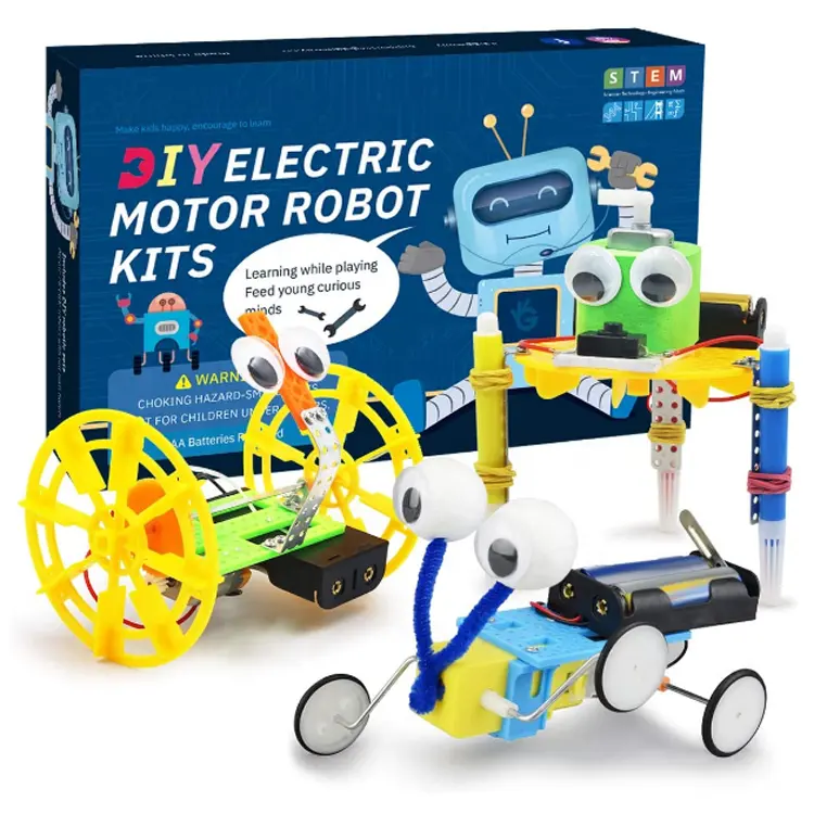 Kit De Ensamblaje De Coche Eléctrico DIY – Juguete Científico Educativo Con Motor, Fomenta La Habilidad Práctica Y La Comunicación, Regalo Para Niños Que Aprenden Sobre Mecánica Y Electrónica