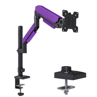 Nouveau bras de moniteur robuste en alliage d'aluminium pour écrans de 10 à 32 pouces, support réglable jusqu'à 10 kg, inclinaison à ressort à gaz simple