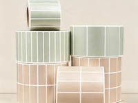 Rouleaux d'étiquettes thermiques, autocollants à code-barres, étiquettes autocollantes vierges, étiquettes d'expédition, étiquettes de prix, étiquettes de marquage d'inventaire