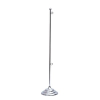 Table de luxe en or de 40cm, Base ronde en acier inoxydable, Table de conférence, support de drapeaux de négociation pour décoration de bureau