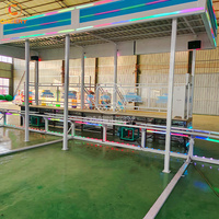 Aire de jeux Funfair Attraction enfants Mini Shuttle équipement de parc d'attractions Train à grande vitesse pour enfants