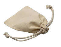 Sacs en mousseline de coton à Double cordon de serrage, pochettes en lin pour bijoux, réutilisables, 4x6 pouces, 1 pièce