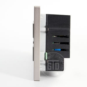 220V AC RS485 Vuông Nút mà không cần dẫn xung quanh toàn bộ CNC chải thông minh khách sạn sử dụng màu Xám nhôm 3 kết nối cạnh giường ngủ chuyển đổi - Product Image 4