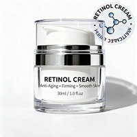 Crema orgánica de colágeno con retinol de vitamina C E, crema hidratante facial antienvejecimiento para reducir las manchas oscuras