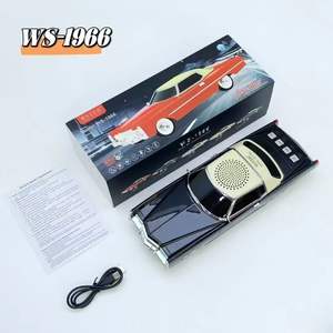 Altavoz clásico retro para coche WSTER <span class=keywords><strong>original</strong></span>, altavoz de molde para coche de graves pesados, altavoz de conexión BT inalámbrico - Product Image 6