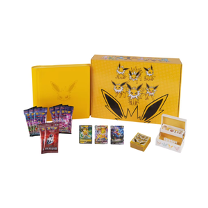 Boîte de boosters de cartes à collectionner Pokémon chinoises simplifiées Flareon Jolteon Vaporeon TCG 6.0 Eevee <span class=keywords><strong>Gx</strong></span> Écologique Recyclable - Product Image 1