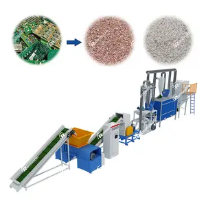 E-chất thải PCB bảng mạch tái chế máy chất thải PCB tái chế dây chuyền sản xuất