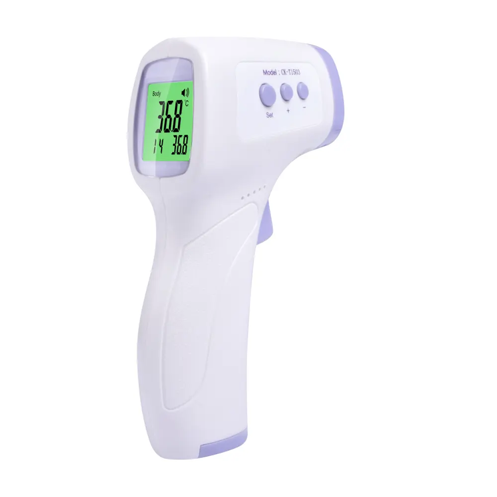 CE Approved Hot Selling CK-T1503 Digital Forehead Infrared Thermometer Gun Non Contact Fever Meter for Kid and Adults