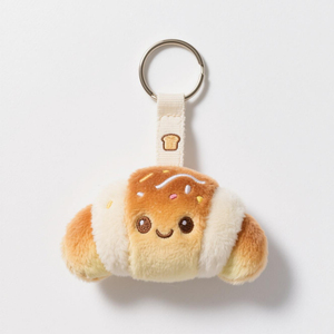 Tùy Chỉnh Dễ Thương Phim Hoạt Hình Croissant Sang Trọng Mặt Dây Chuyền Nhồi Bông Đồ Chơi Mềm Móc Chìa Khóa Ba Lô Vòng Chìa Khóa - Product Image 5