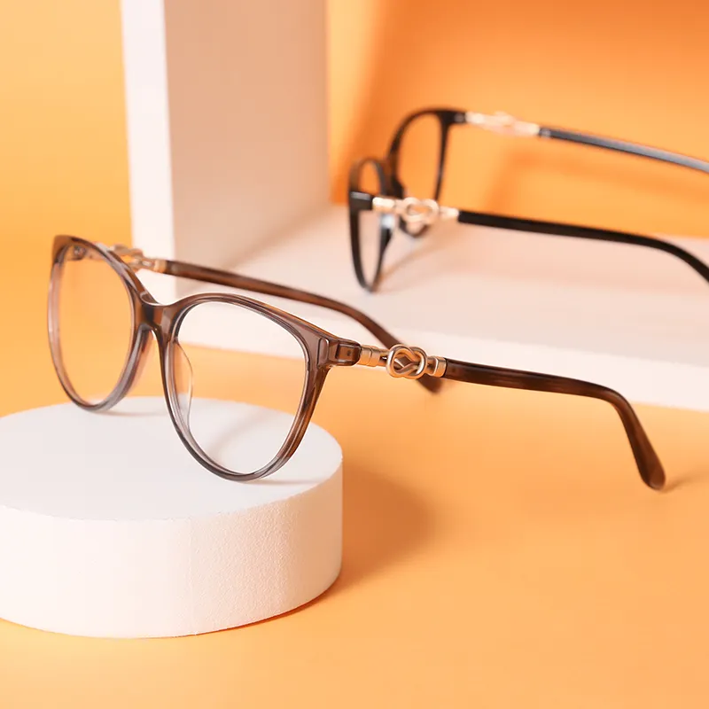 Occhiali da vista rotondi occhiali da vista montature per occhiali miopia ipermetropia occhiali occhiali Unisex 2 colori plancia metallo