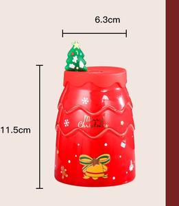 Tasse en céramique Arbre de Noël 2025, magnifique et adorable, pour cadeaux promotionnels créatifs pour employés/partenaires/clientèle - Product Image 6