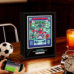 ลำโพงบลูทูธอะคริลิคแกะสลักลายอเมริกันแคนาดา สำหรับงานตกแต่งระดับไฮเอนด์  วัสดุอะลูมิเนียมอัลลอยด์ พร้อมจอแสดงผล - Product Image 1