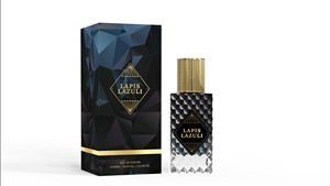 Parfum pour femme de luxe 100 ml, écologique, brume de parfum, design géométrique noir et or, parfum oriental longue durée, événements formels - Product Image 2