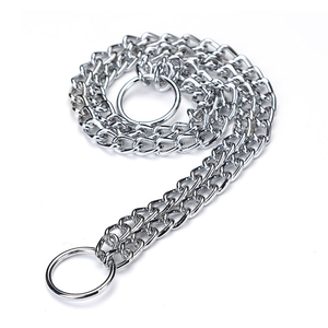 Guinzaglio a Catena per Cani in Acciaio Inossidabile Cromato, Regolabile, a <span class=keywords><strong>2</strong></span> o 3 File, per Addestramento, Resistente, per Grossisti - Product Image 5