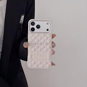 เคสโทร<span class=keywords><strong>ศัพท์</strong></span>กันกระแทกสไตล์หรูหราสำหรับ iPhone 17 Pro Max 16 15 14 13  ฝาหลังดีไซน์เนอร์  โลโก้โลหะแบบกำหนดเองได้ - Product Image 5