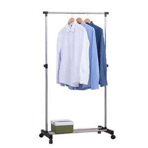 2 Tier vải có thể thu vào máy sấy giá airer clothe Máy sấy quần áo kim loại giặt tháp giá