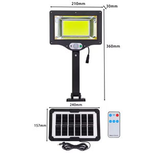 Lámpara Solar LED para Calle, Personalizada, Estándar Europeo, 100w, Variedad de Opciones de Bombillas, Control Remoto, Ahorro de Energía, Impermeable IP67 - Product Image 2